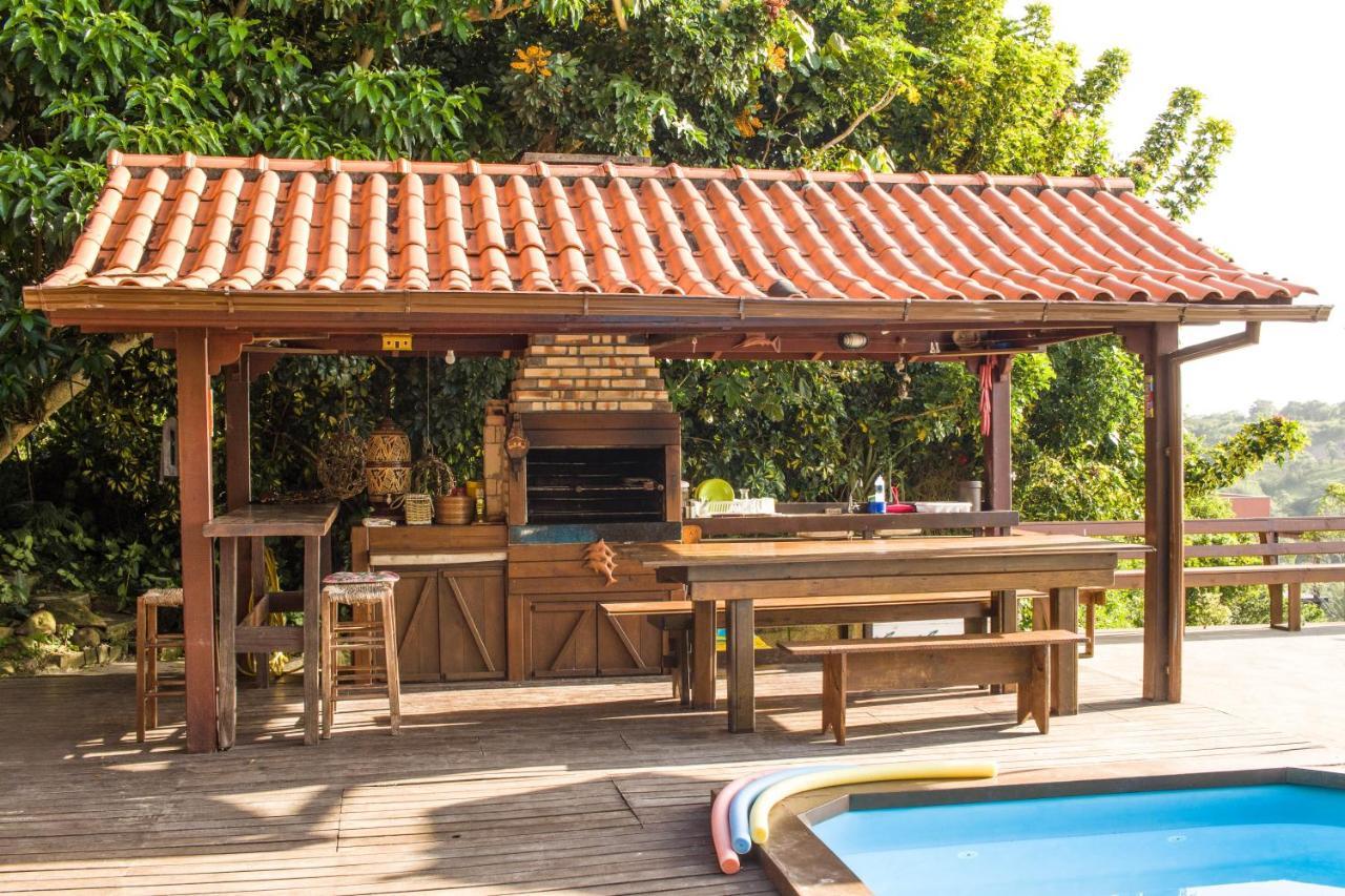 Casa Com Piscina E Incrivel Vista Para Lagoa Гаропаба Экстерьер фото